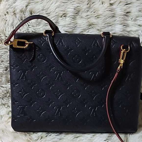 Authentic LV Amplant Shoulder bag marignan color|dark navy blue looks like black - Picture 3 of 9